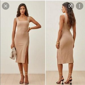 Reformation Cassi Knit Dress - Sand (M)